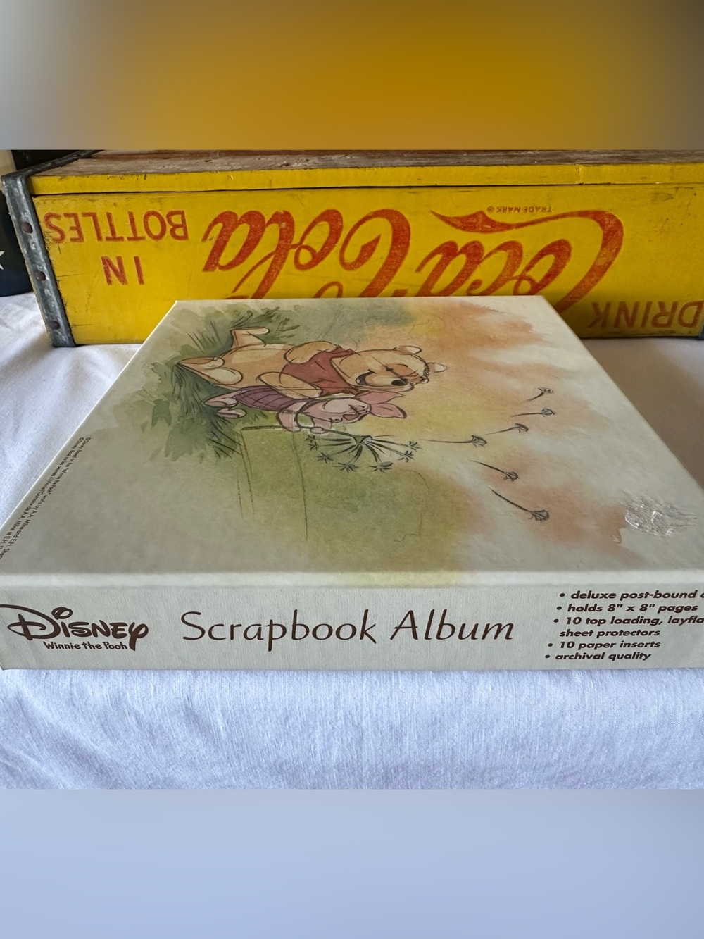 DISNEY'S WINNIE THE POOH SCRAPBOOK PHOTO ALBUM - New in Plastic- 8 x 8 - Picture 8 of 8